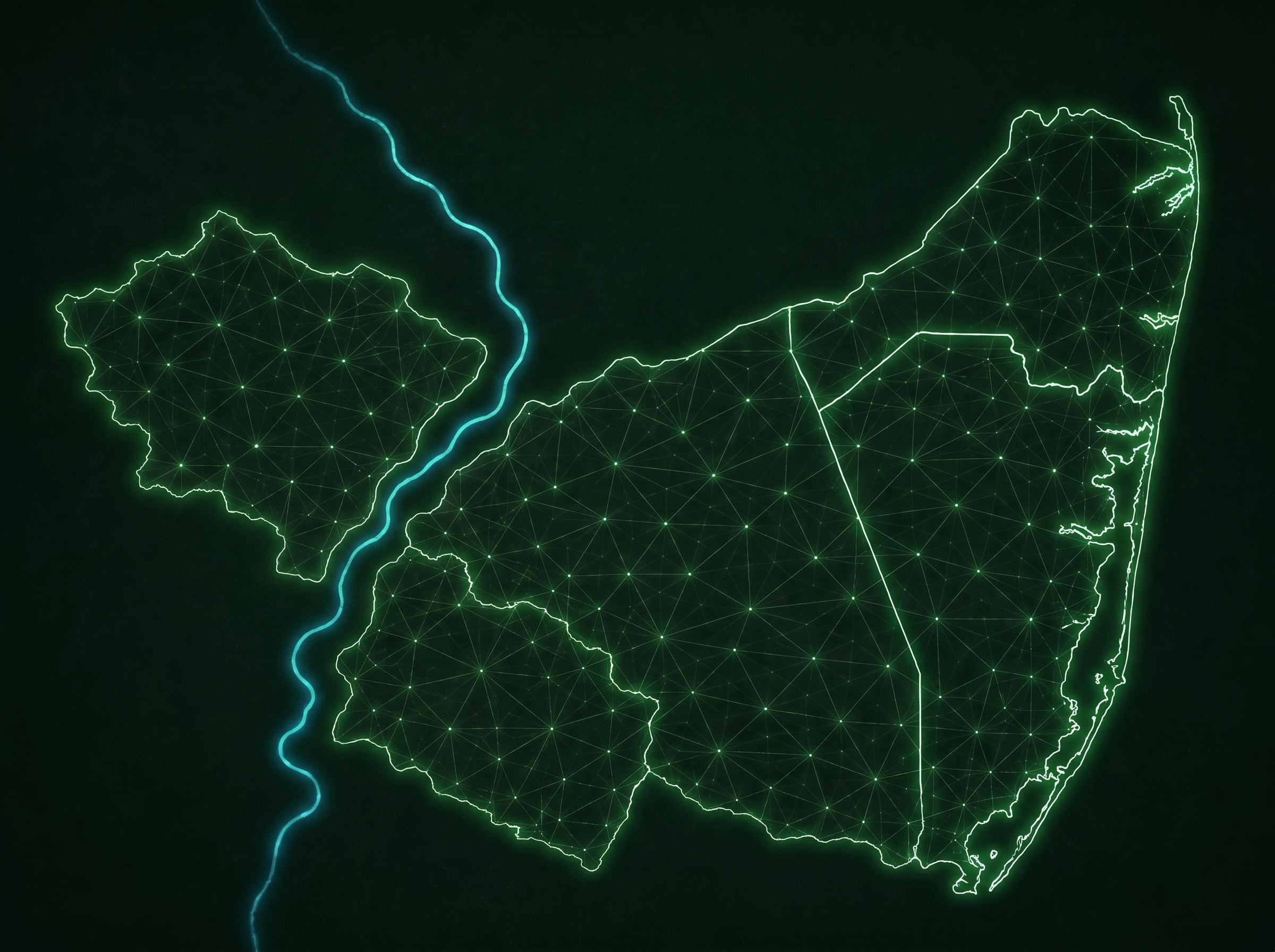Service coverage area — Central NJ and Bucks County, PA